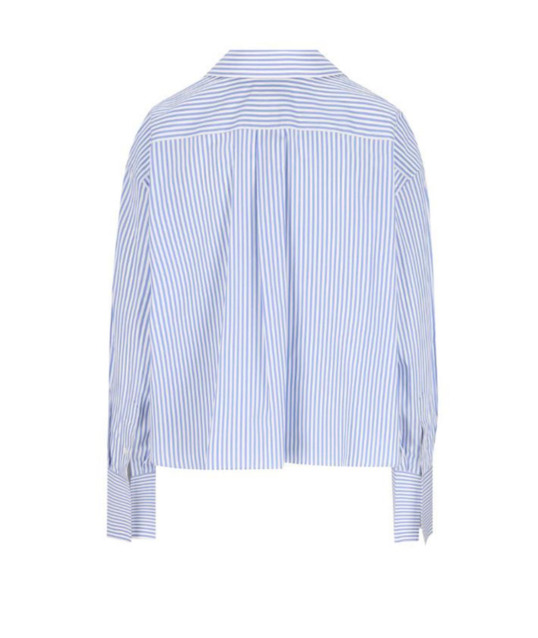 CELINE Голубая хлопковая рубашка, фото 2