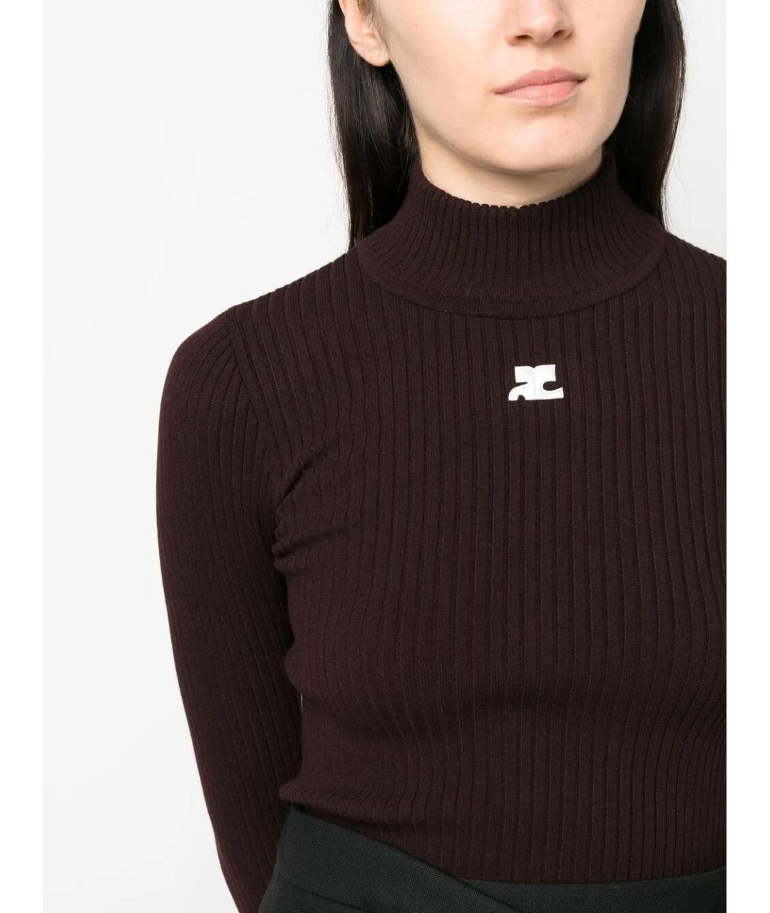 COURREGES Красный полиэстеровый джемпер / свитер, фото 3