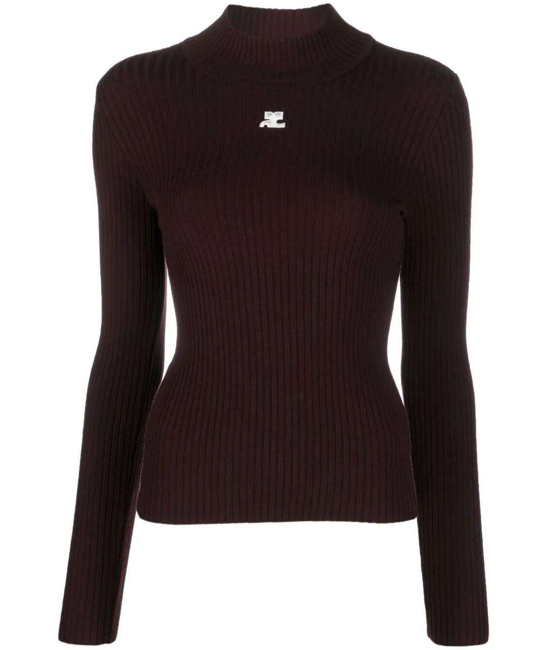 COURREGES Красный полиэстеровый джемпер / свитер, фото 1