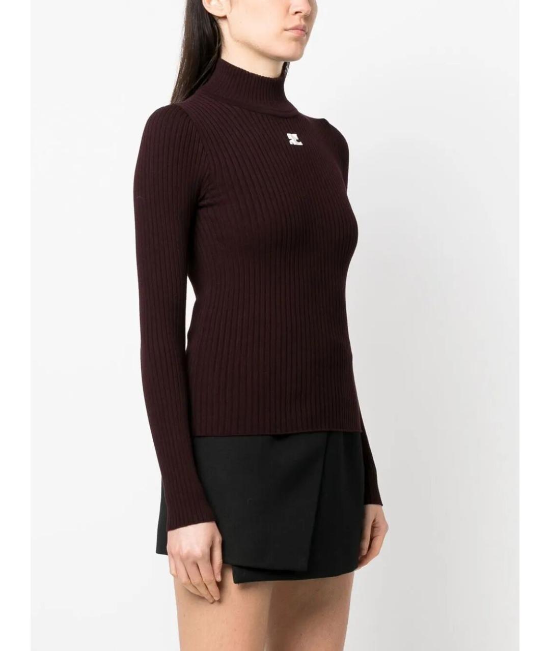 COURREGES Красный полиэстеровый джемпер / свитер, фото 5
