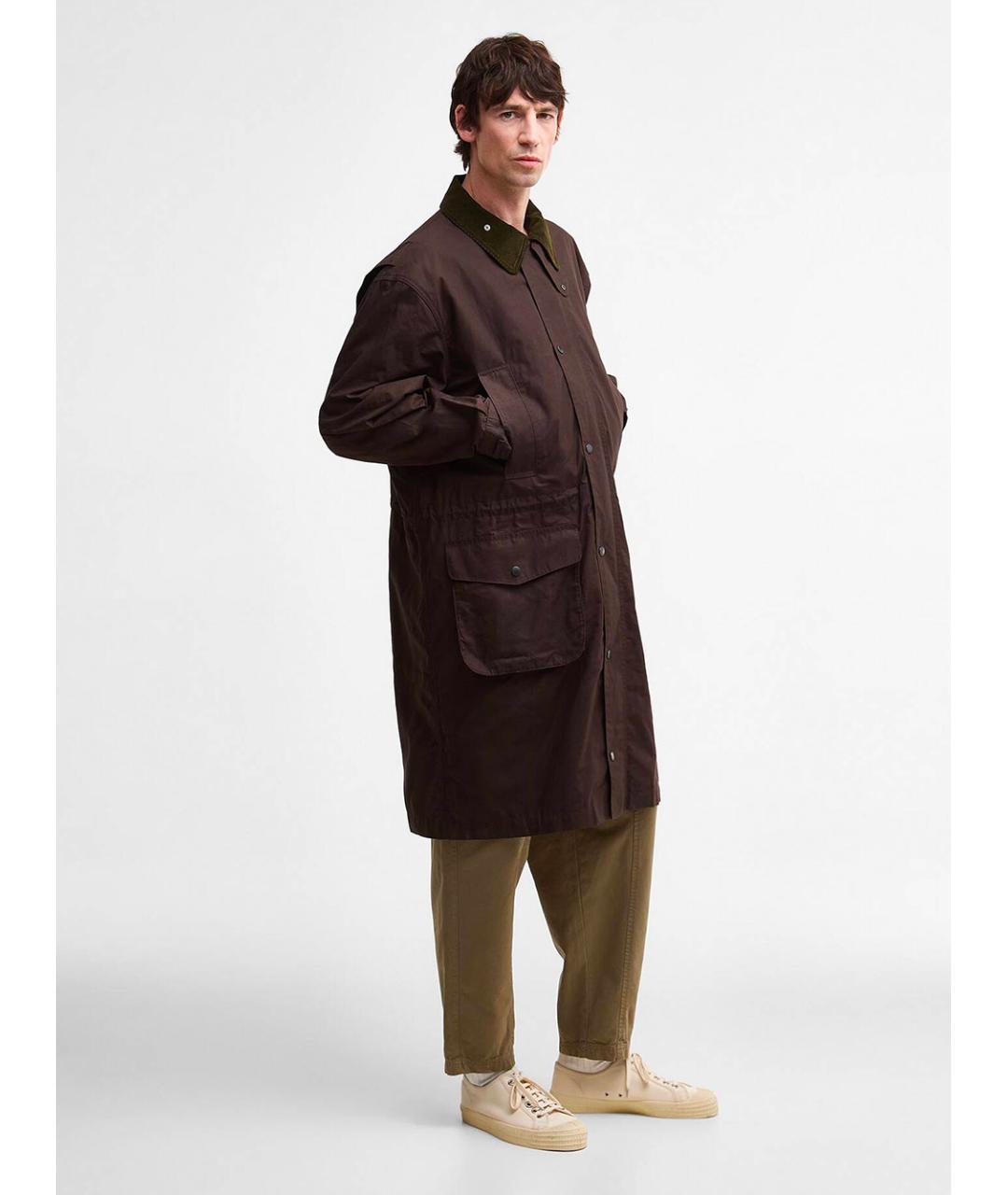BARBOUR Коричневая хлопковая парка, фото 4