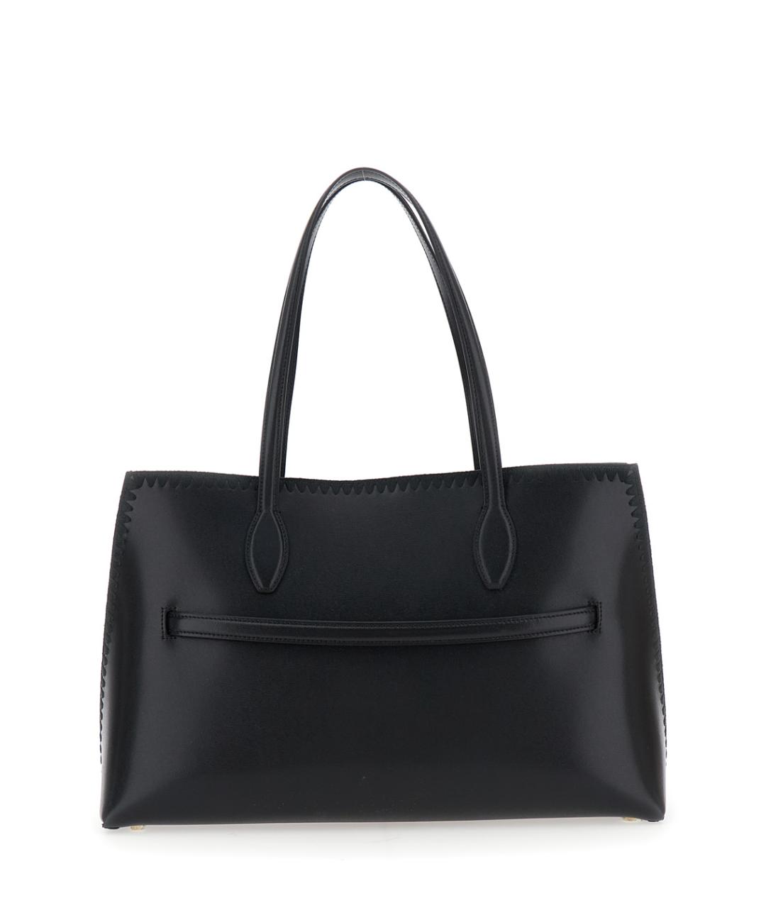 TOTEME Черная кожаная сумка тоут, фото 2