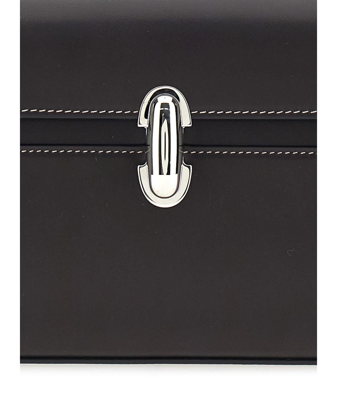 Savette Коричневая кожаная сумка через плечо, фото 3