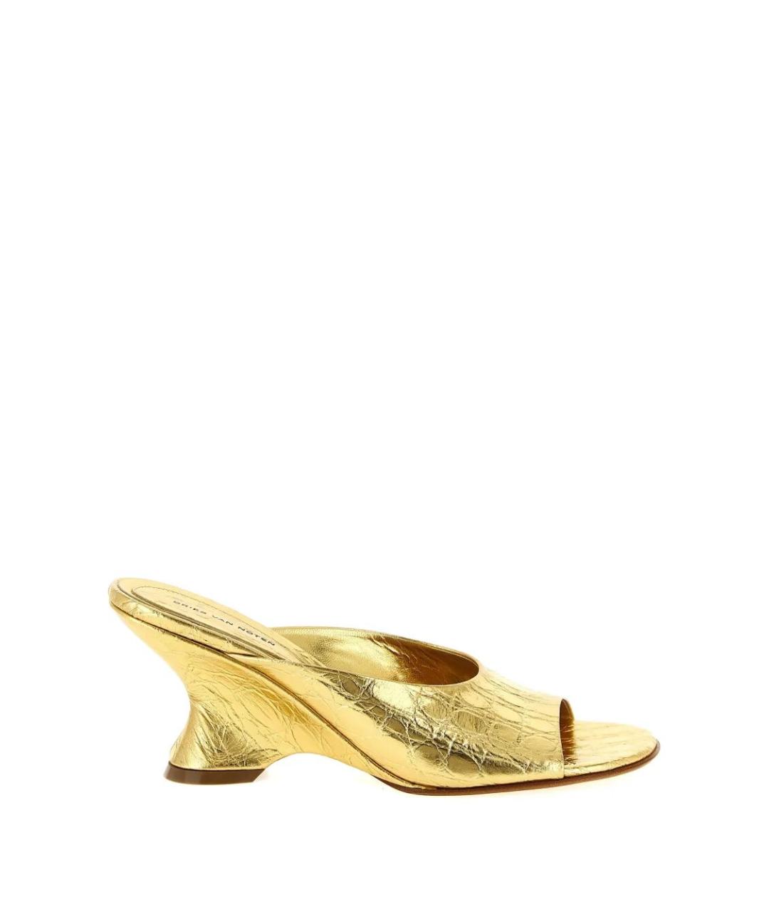 DRIES VAN NOTEN Кожаные мюли, фото 1