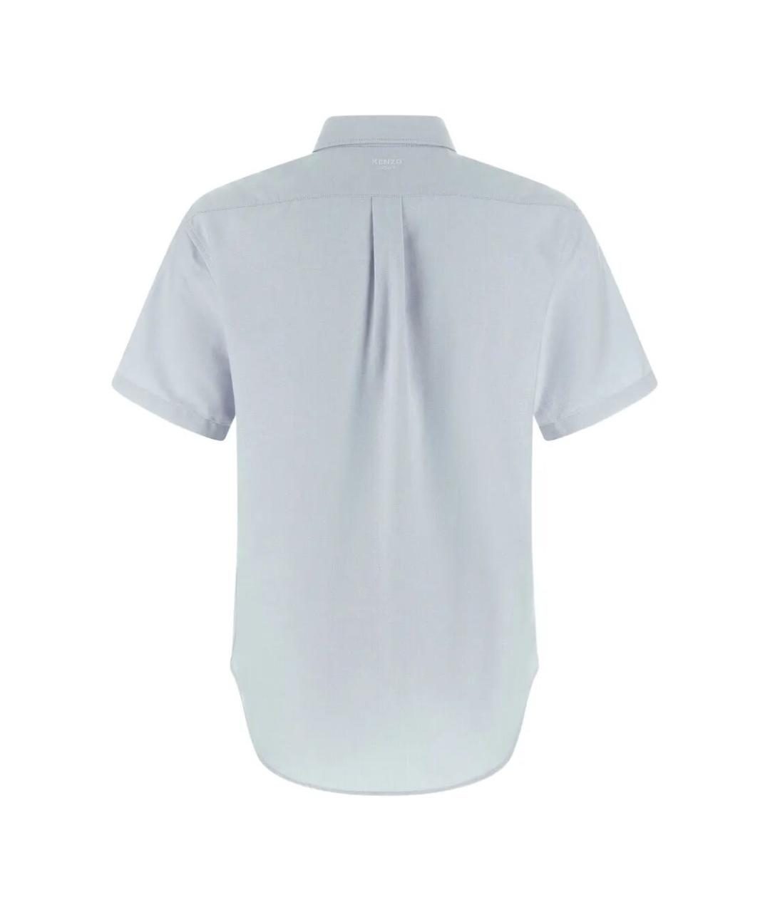 KENZO Синяя хлопковая кэжуал рубашка, фото 2