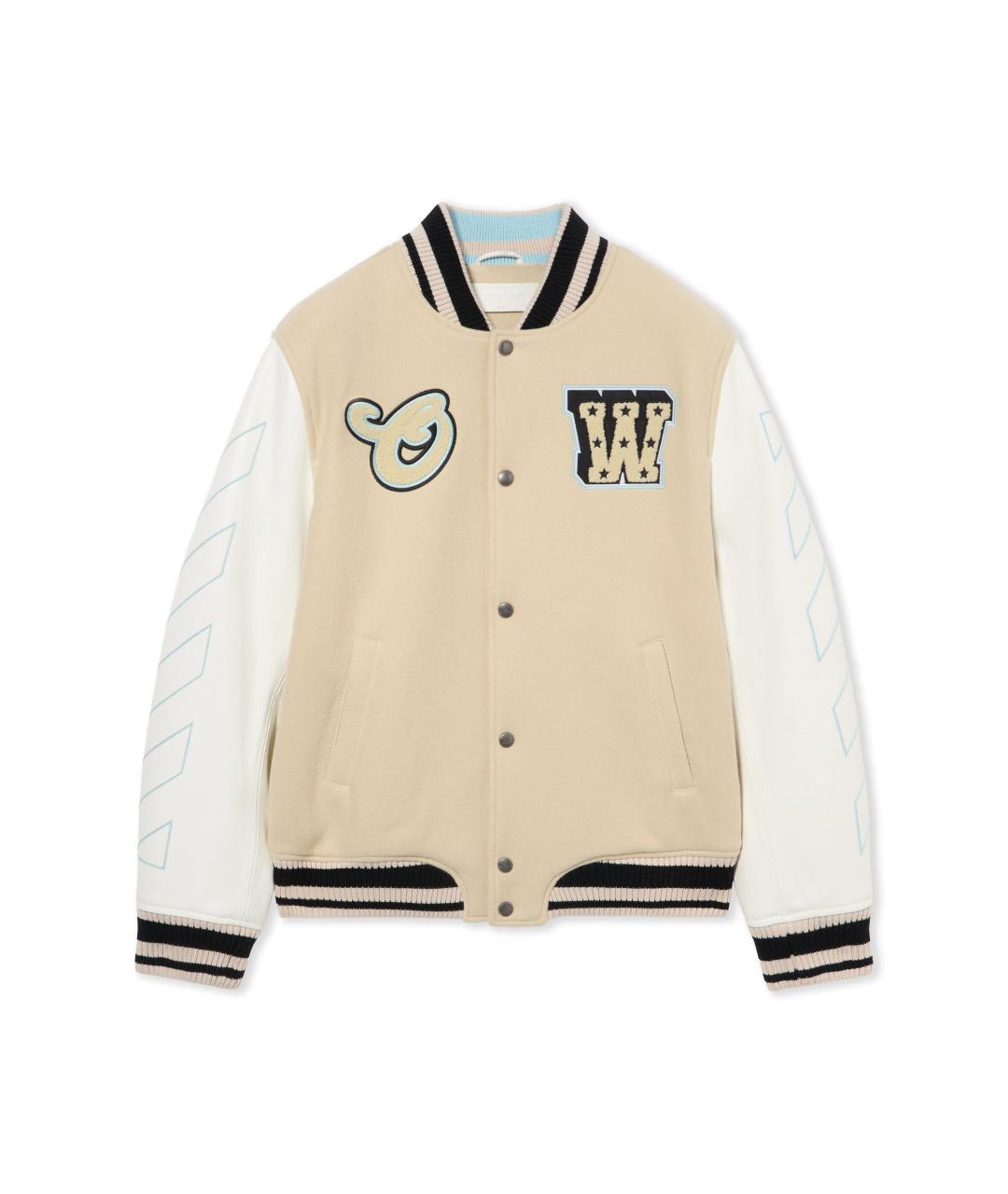 OFF-WHITE Бежевая куртка, фото 1