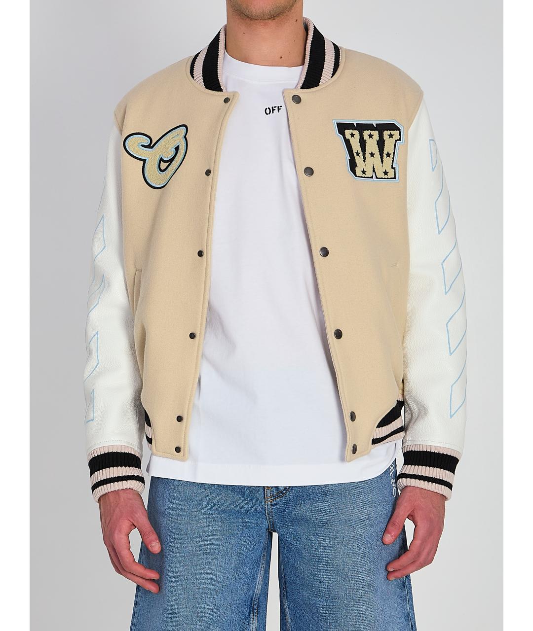OFF-WHITE Бежевая куртка, фото 2