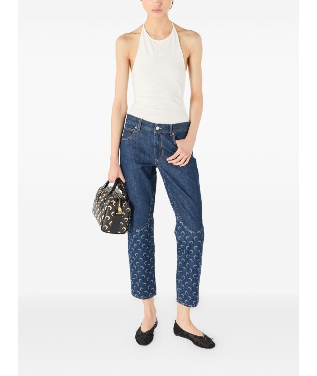 MARINE SERRE Белая хлопковая майка, фото 4