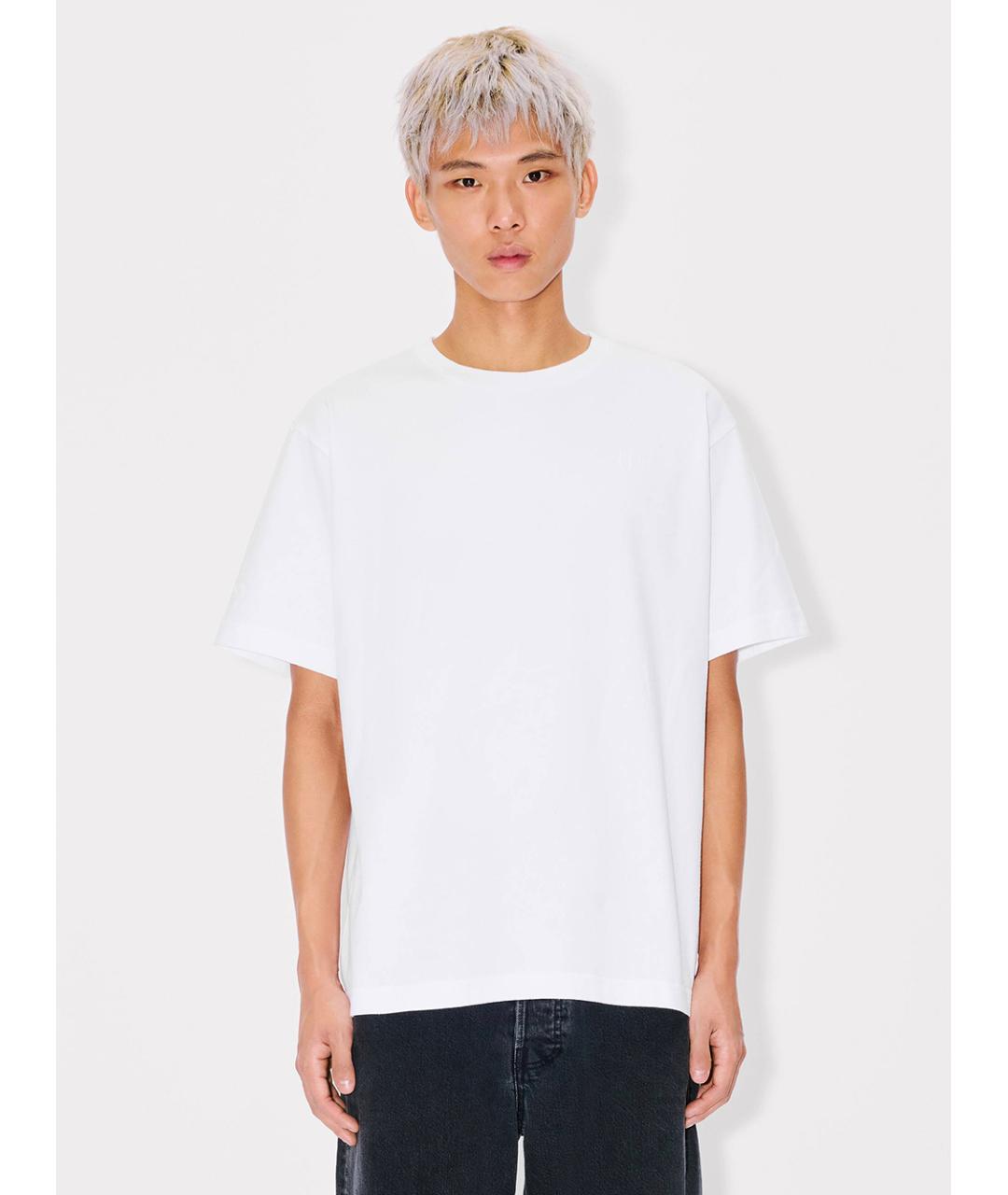 KENZO Белая хлопковая футболка, фото 3