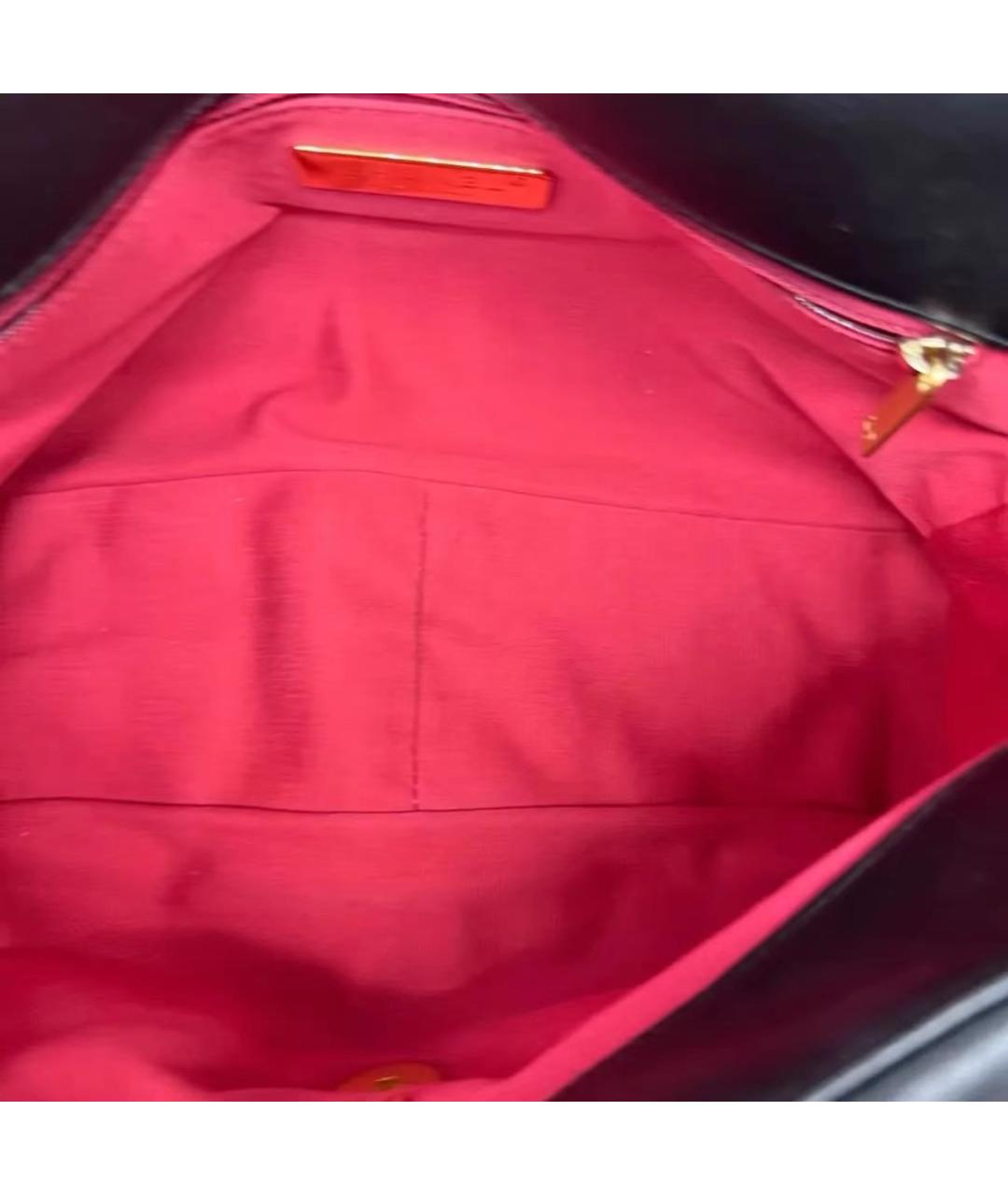 CHANEL Черная кожаная сумка через плечо, фото 6