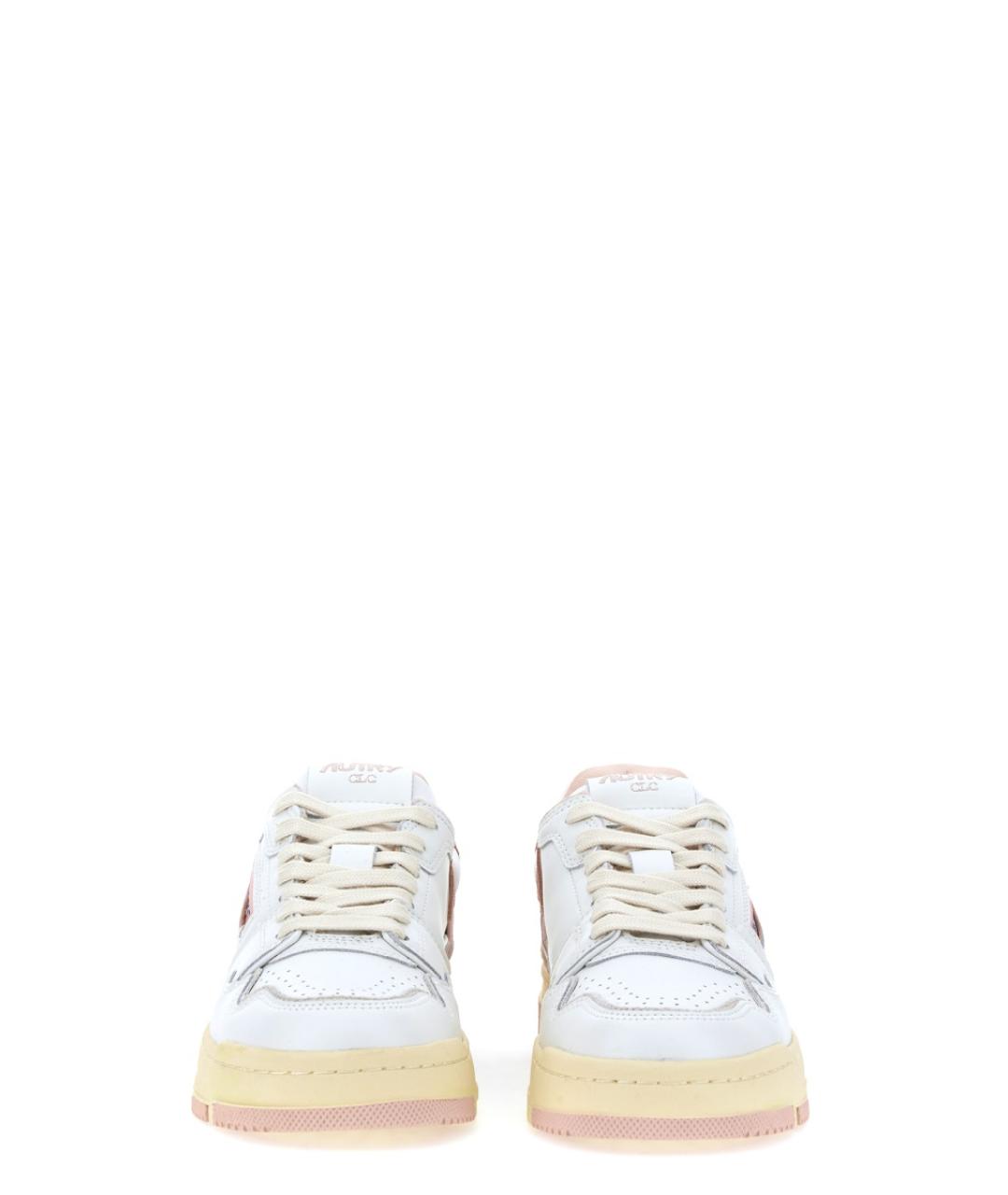 AUTRY Розовые кожаные кроссовки, фото 6