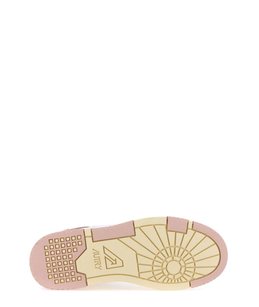 AUTRY Розовые кожаные кроссовки, фото 8