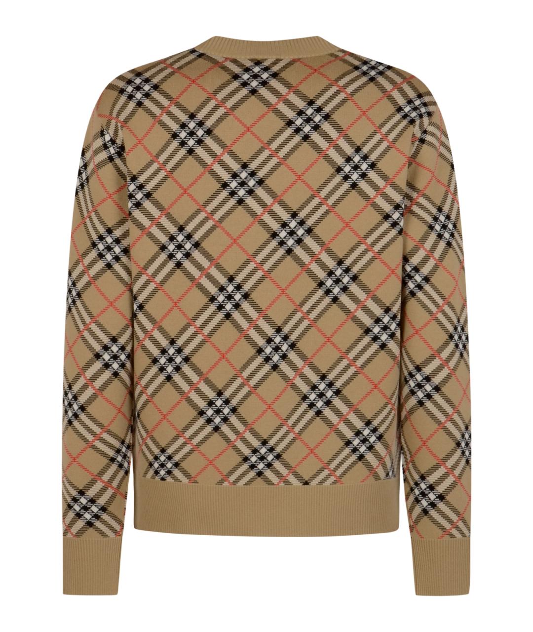 BURBERRY Мульти шерстяной джемпер / свитер, фото 2