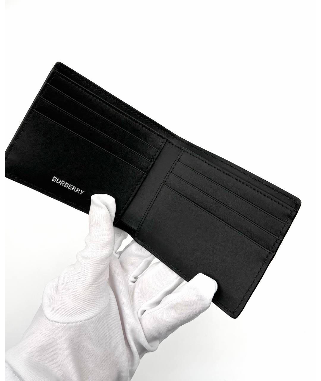 BURBERRY Бежевый кожаный кошелек, фото 5