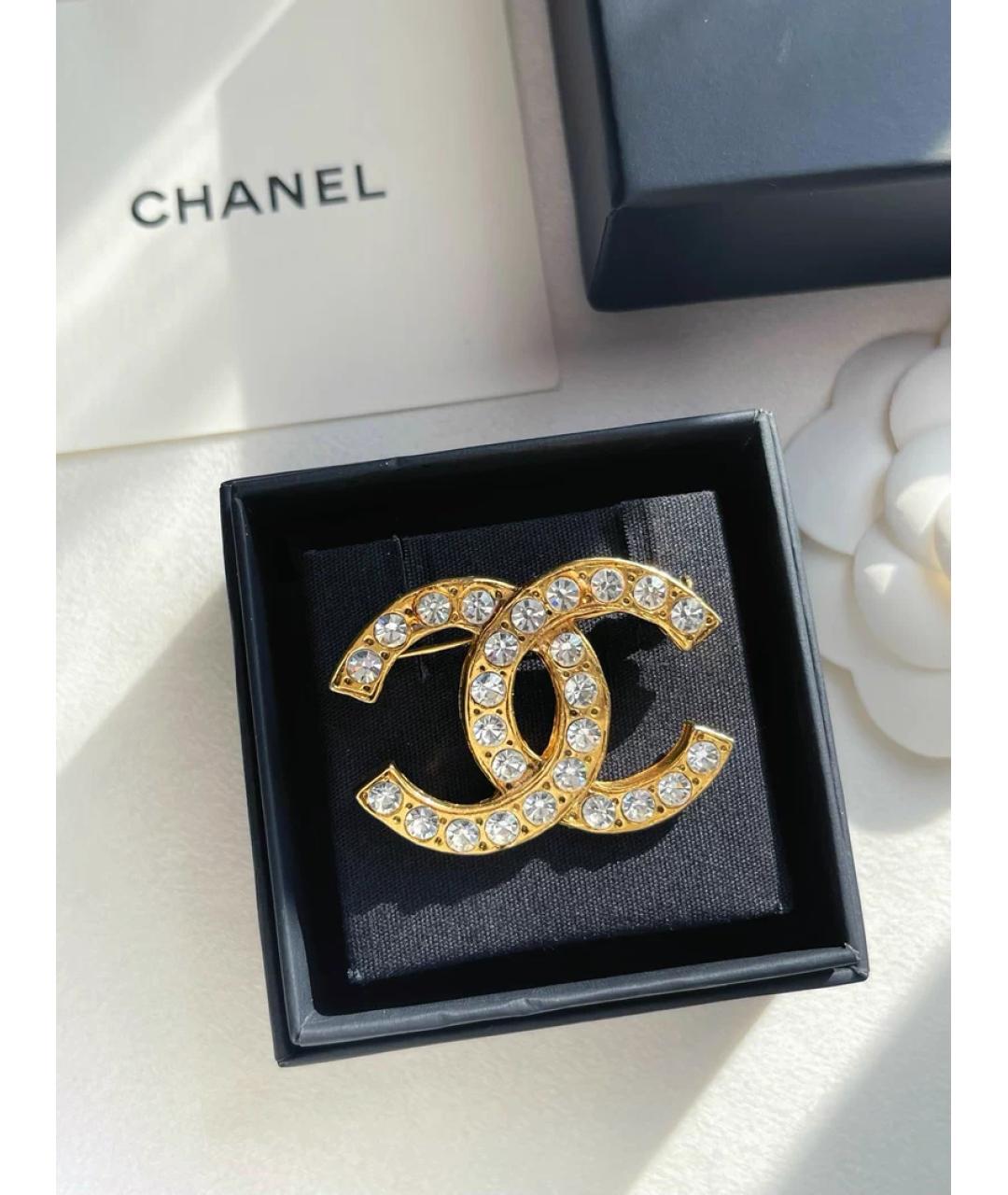 CHANEL Золотая позолоченная булавка / брошь, фото 7