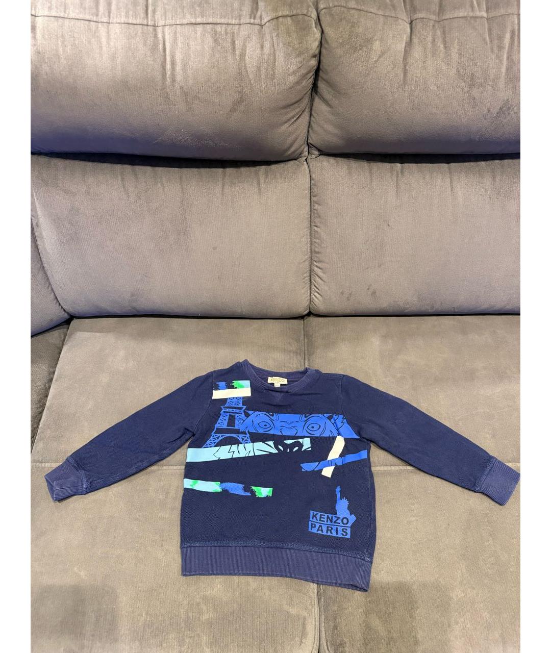 KENZO Мульти хлопковая детская рубашка, фото 7