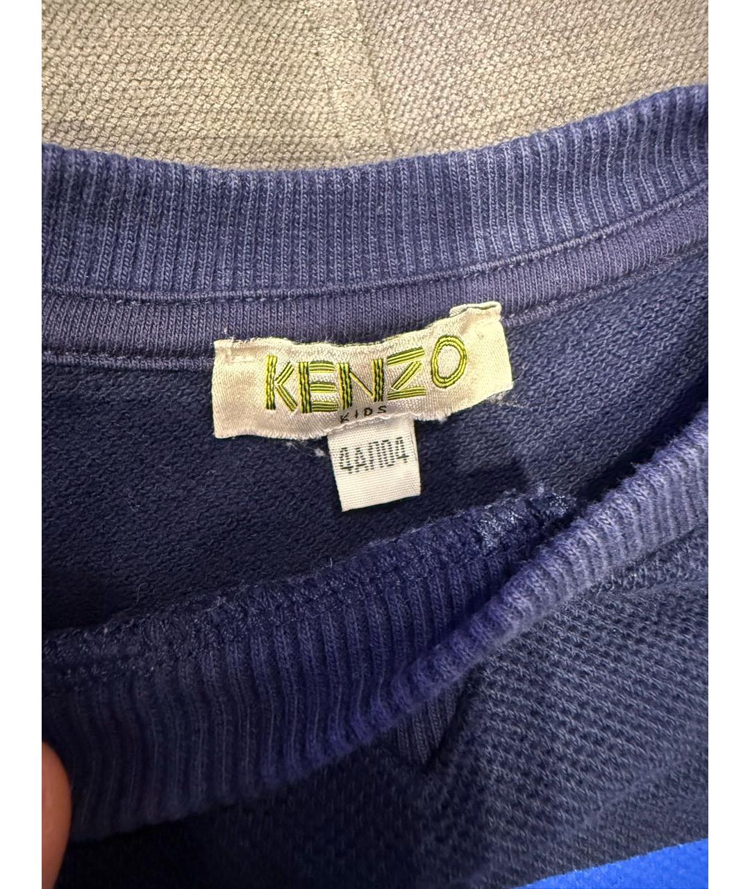 KENZO Мульти хлопковая детская рубашка, фото 8