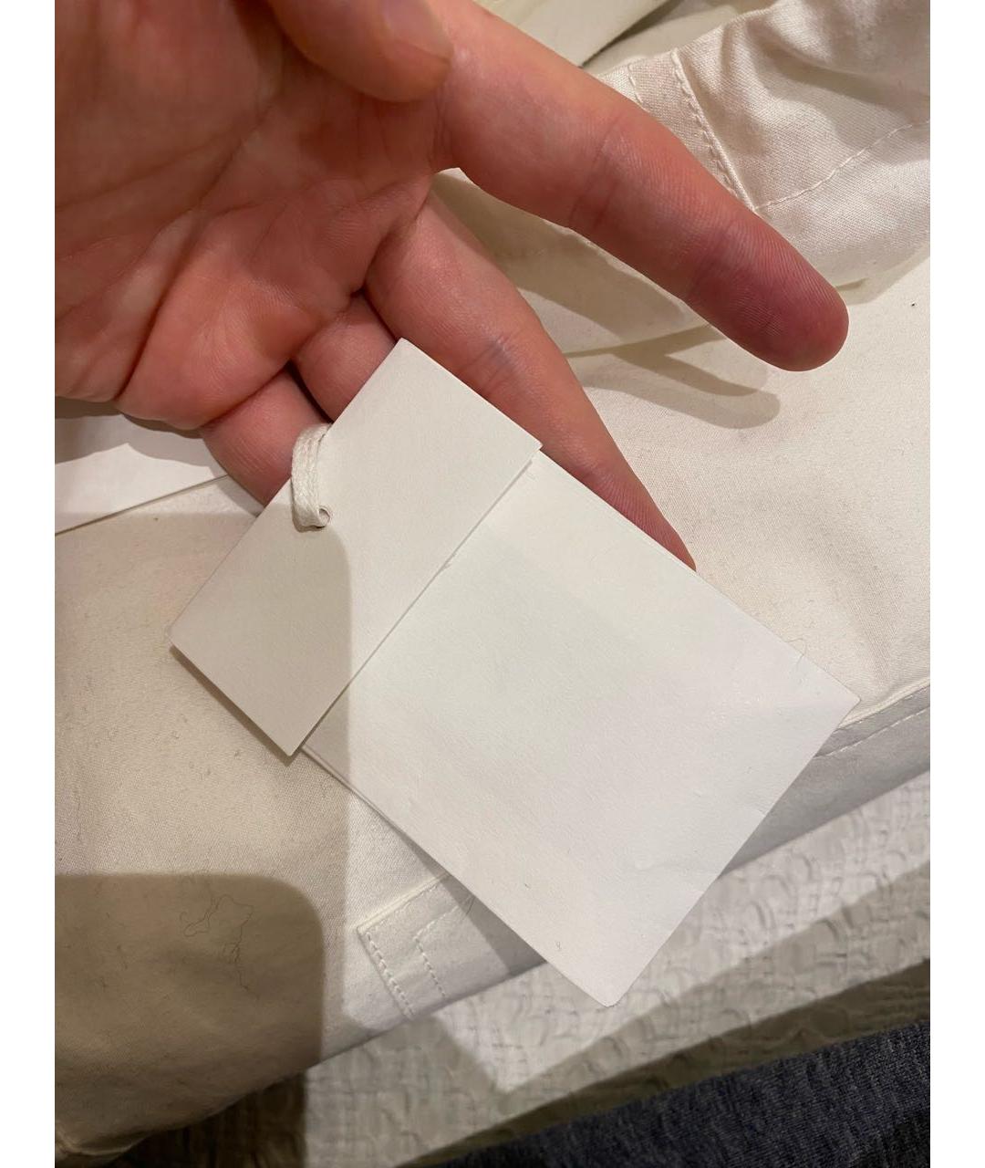 JIL SANDER Белая хлопковая парка, фото 7