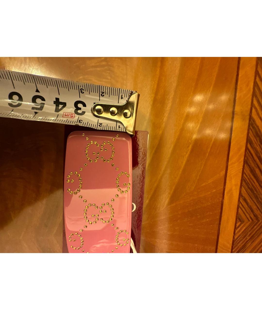 GUCCI Розовая заколка, фото 6