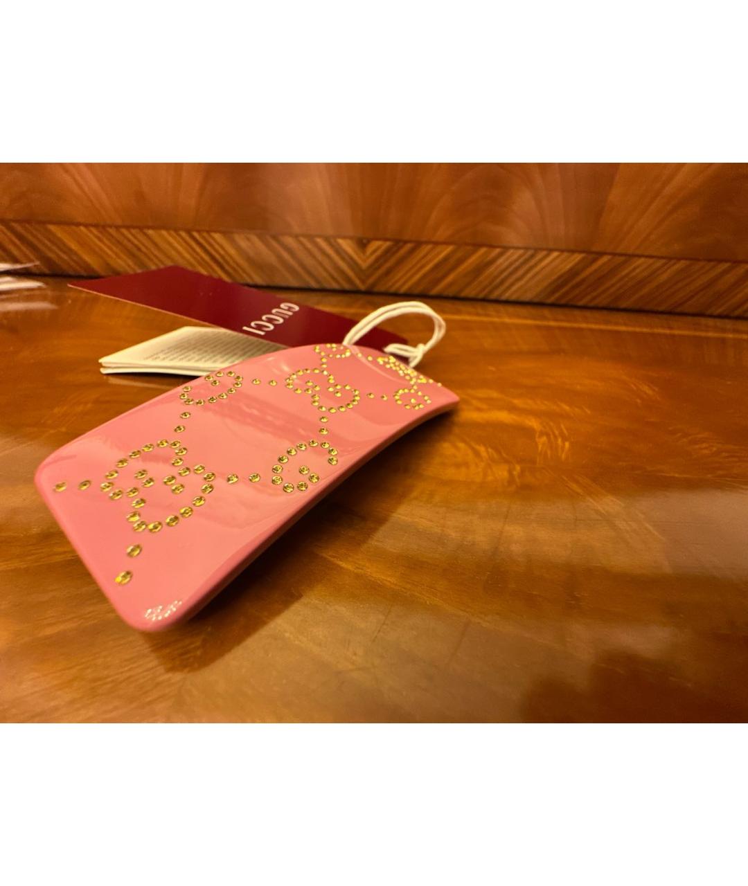 GUCCI Розовая заколка, фото 4