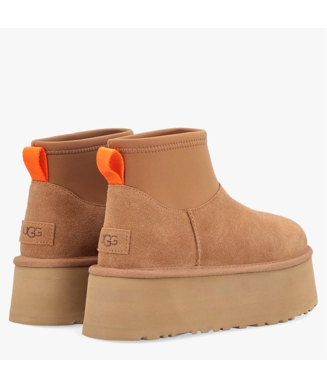 UGG AUSTRALIA Бежевые замшевые ботинки, фото 3