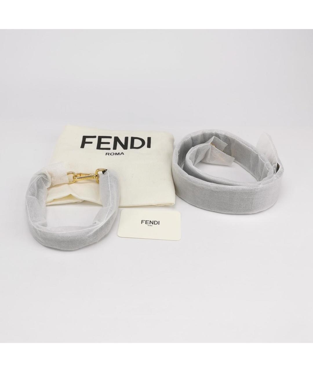 FENDI Коричневая сумка через плечо, фото 8