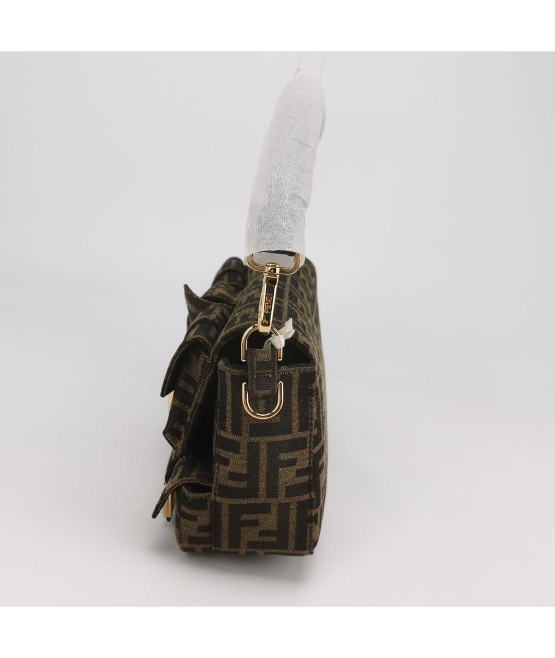 FENDI Коричневая сумка через плечо, фото 2