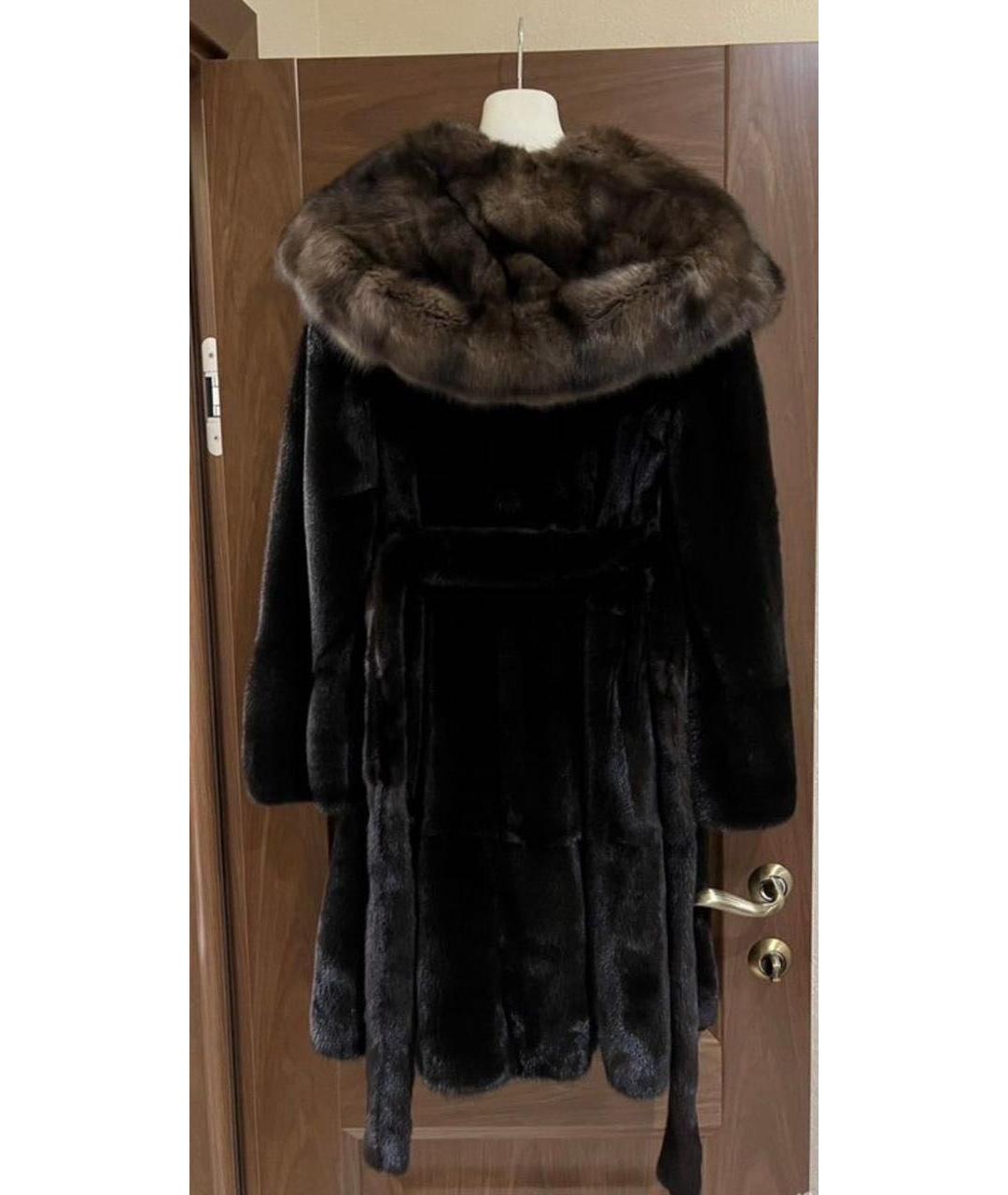 CHLOE Коричневая меховая шуба, фото 2