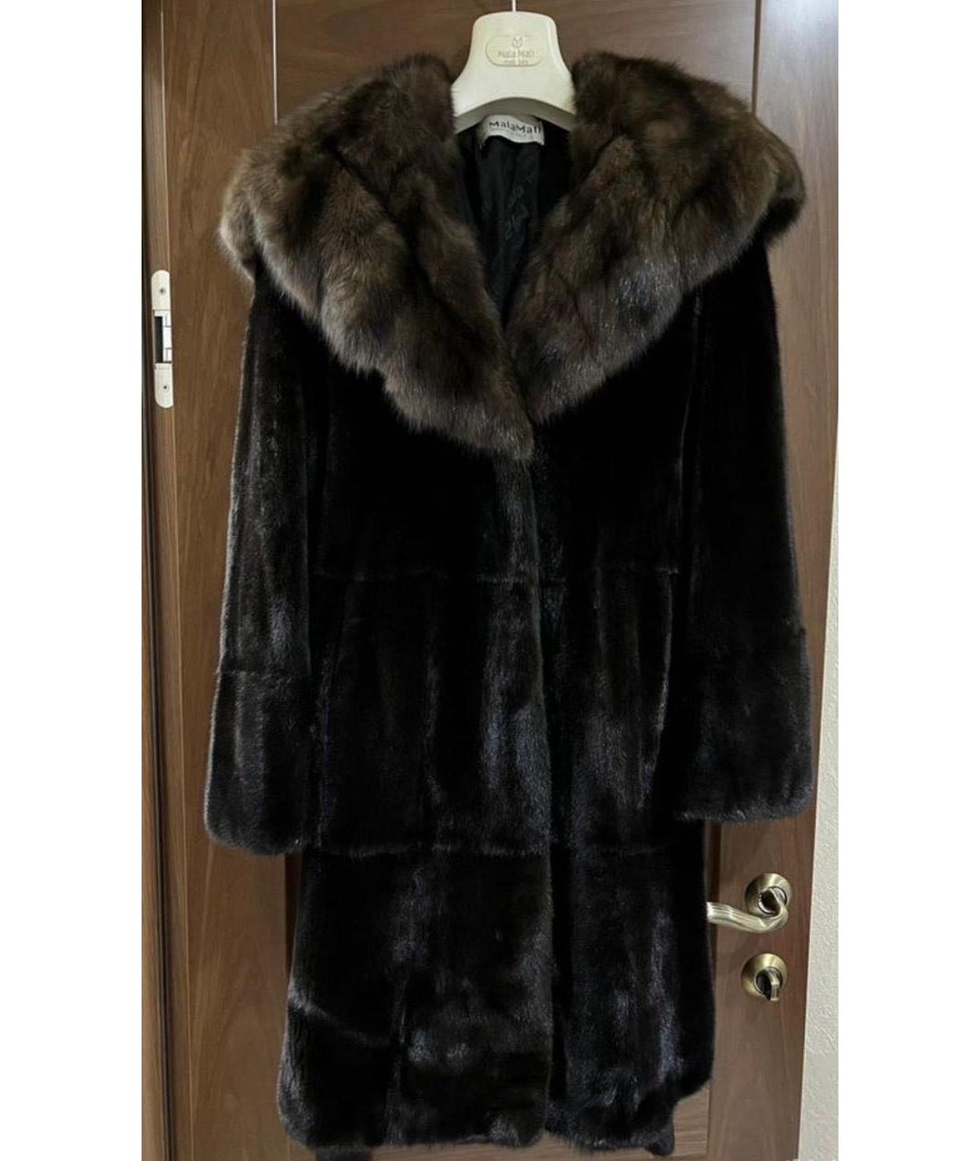 CHLOE Коричневая меховая шуба, фото 5