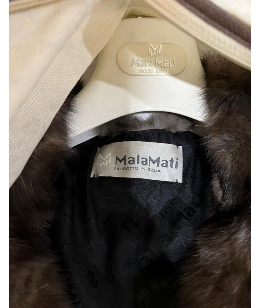 CHLOE Коричневая меховая шуба, фото 3