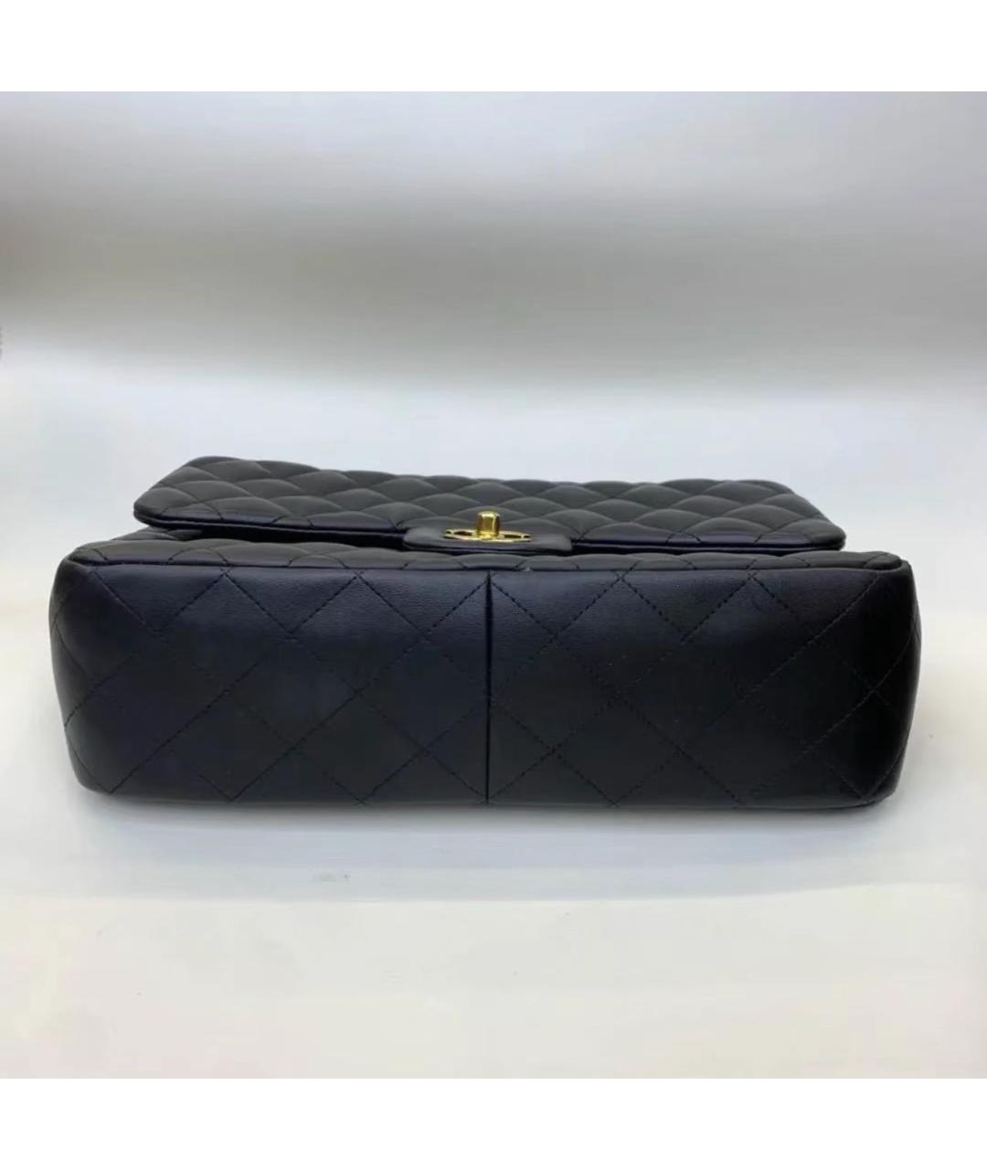 CHANEL Черная кожаная сумка через плечо, фото 6
