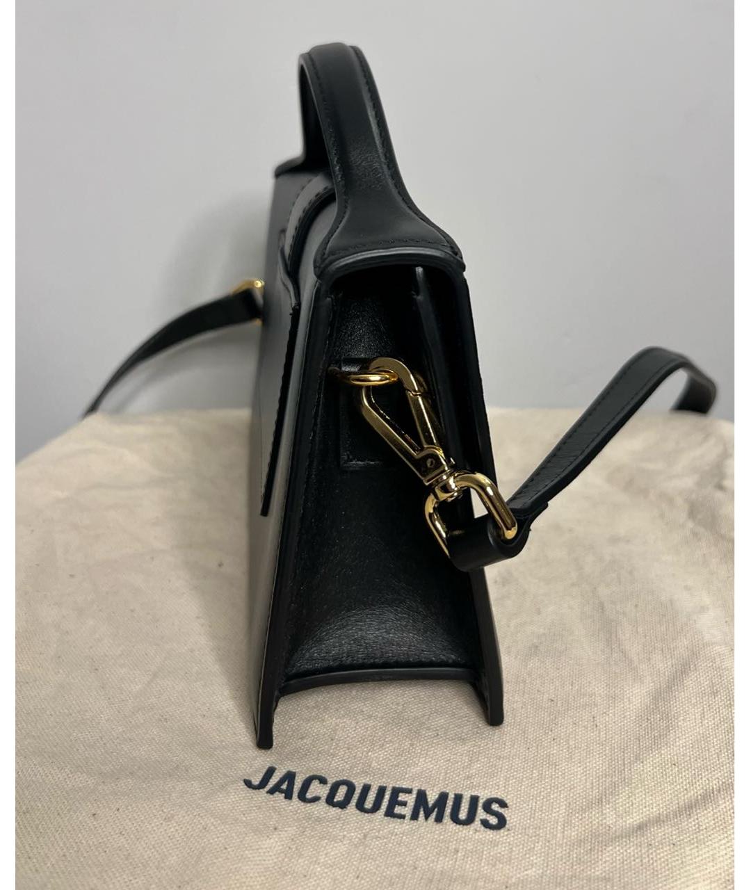 JACQUEMUS Черная сумка через плечо, фото 2
