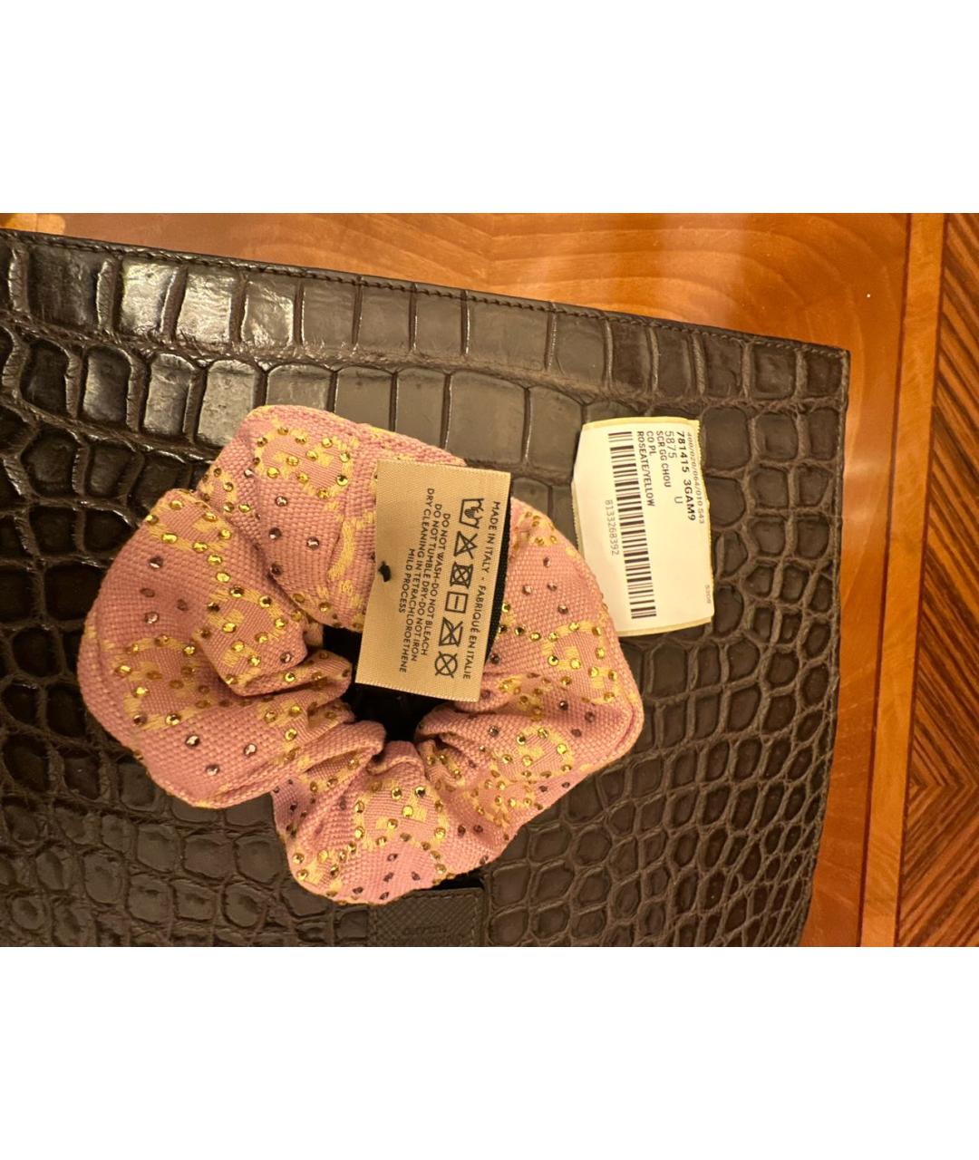 GUCCI Розовая резинка, фото 3