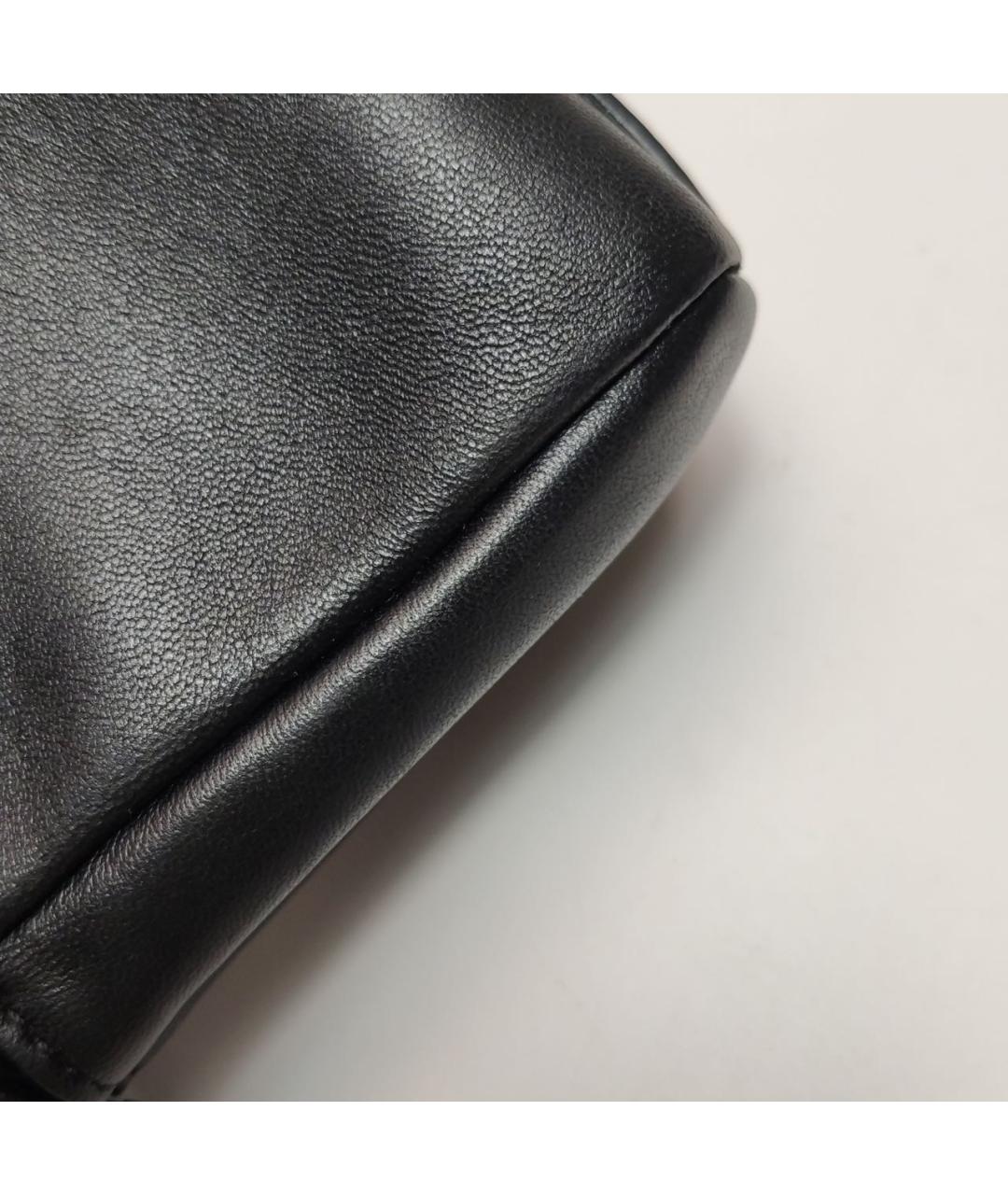 FENDI Черная кожаная сумка через плечо, фото 7