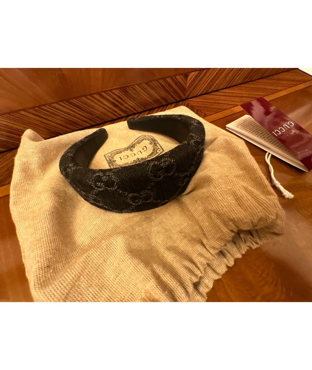 GUCCI Черный ободок, фото 5