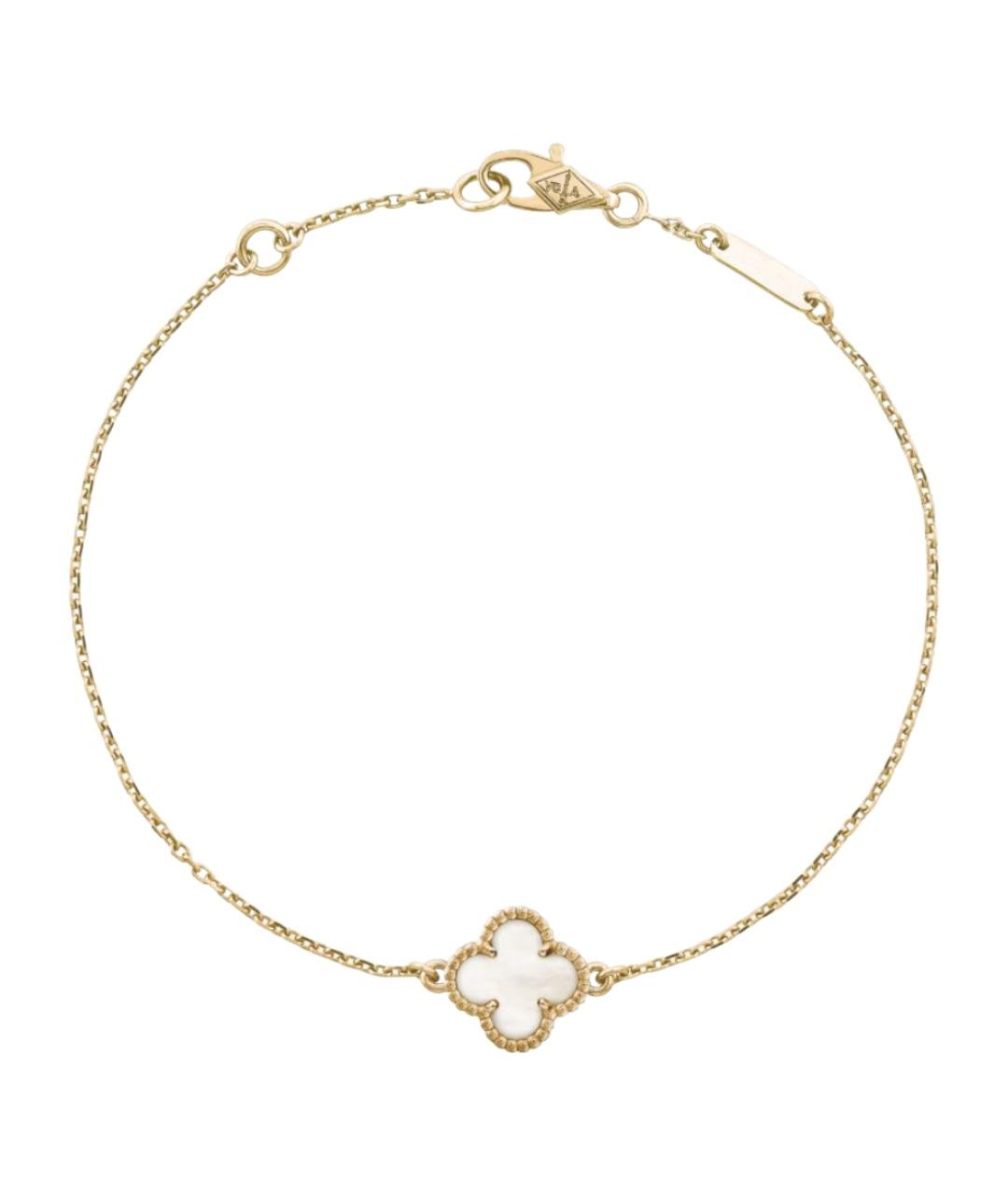 VAN CLEEF & ARPELS Белый браслет из розового золота, фото 1