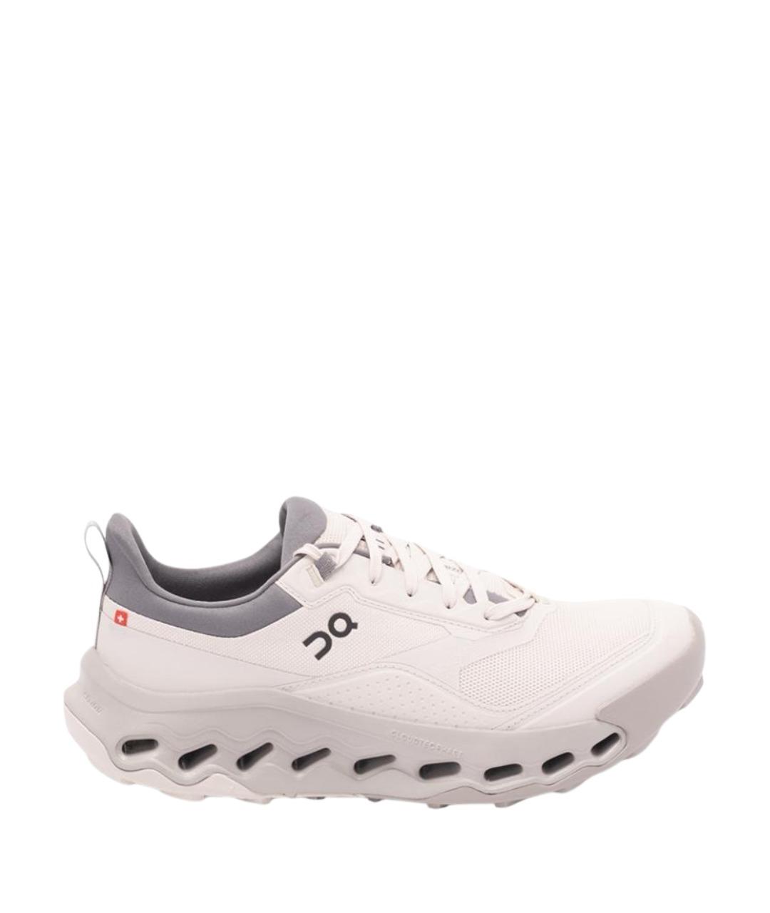 ON Белые текстильные низкие кроссовки / кеды, фото 1