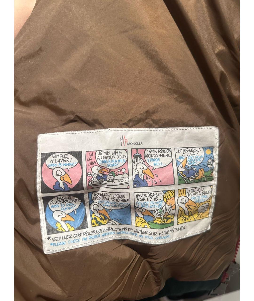 MONCLER Антрацитовый пуховик, фото 4