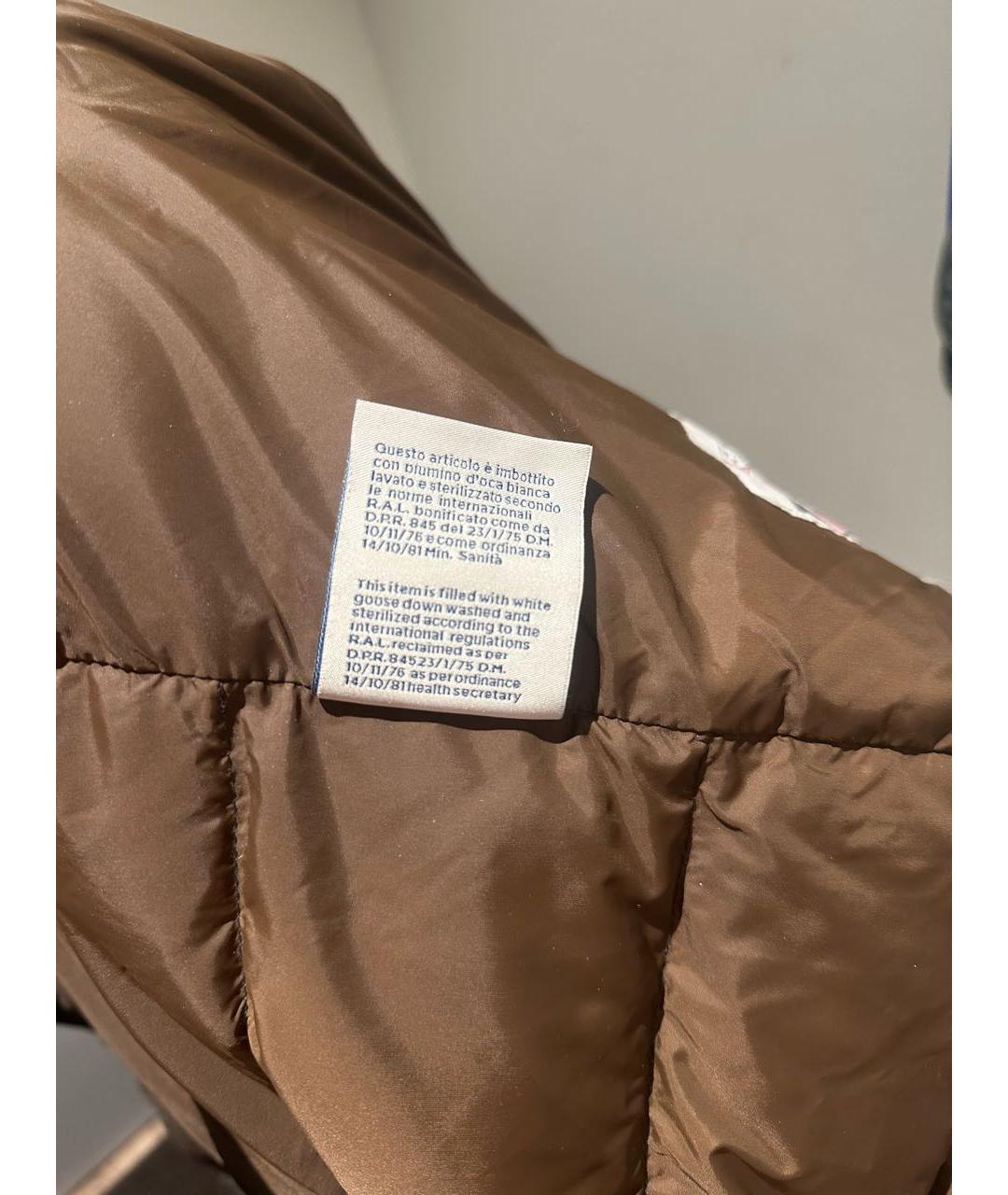 MONCLER Антрацитовый пуховик, фото 6