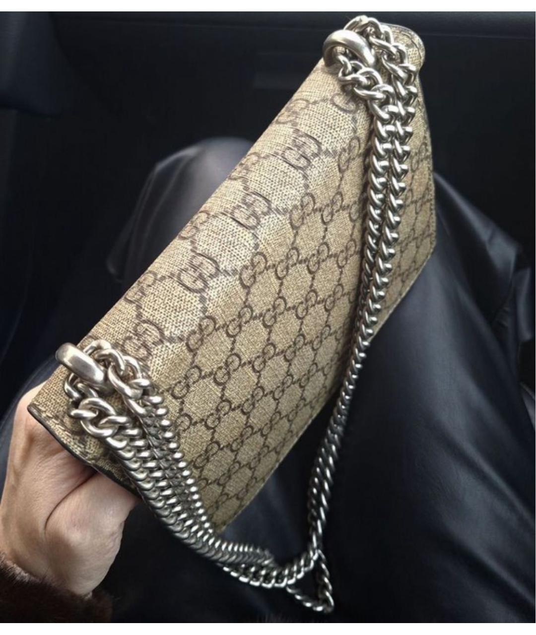 GUCCI Бежевая сумка через плечо, фото 3