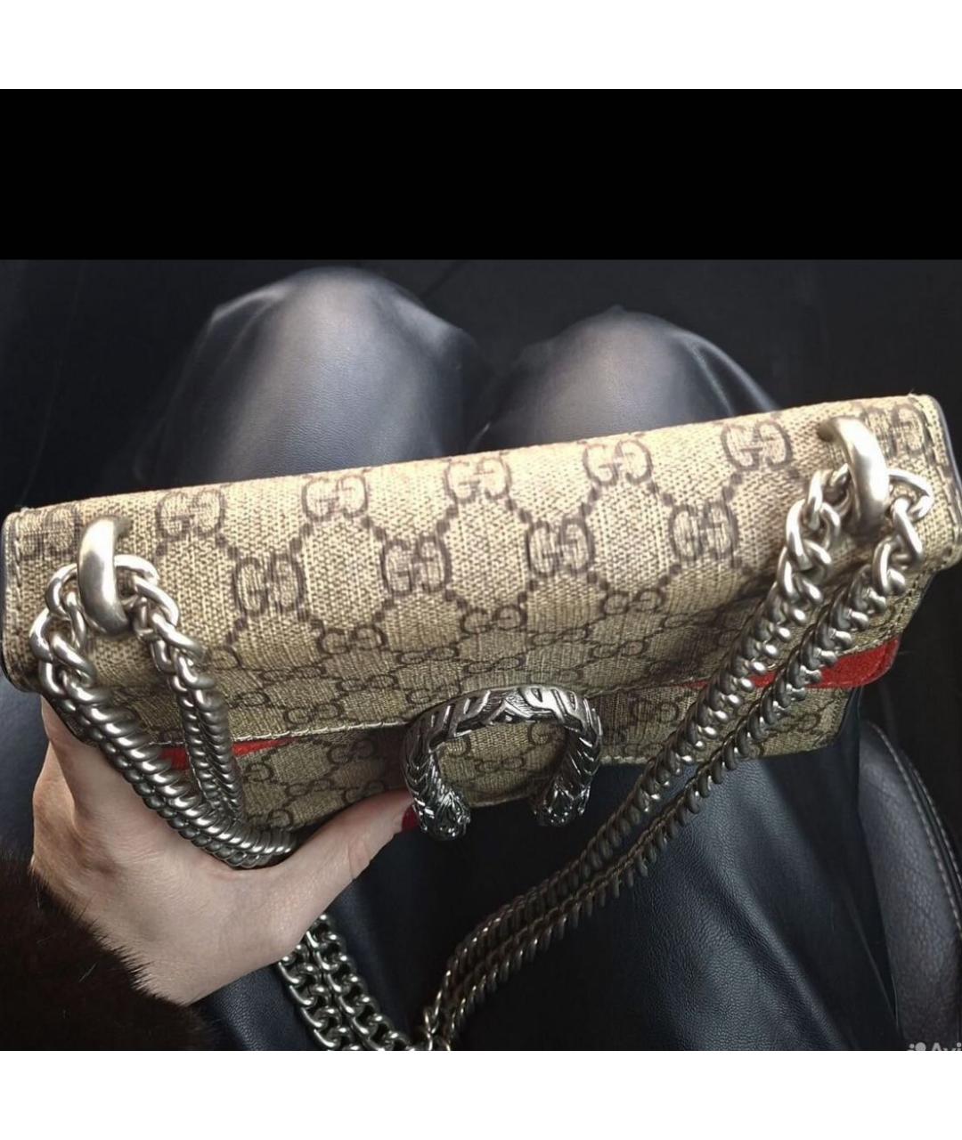 GUCCI Бежевая сумка через плечо, фото 8