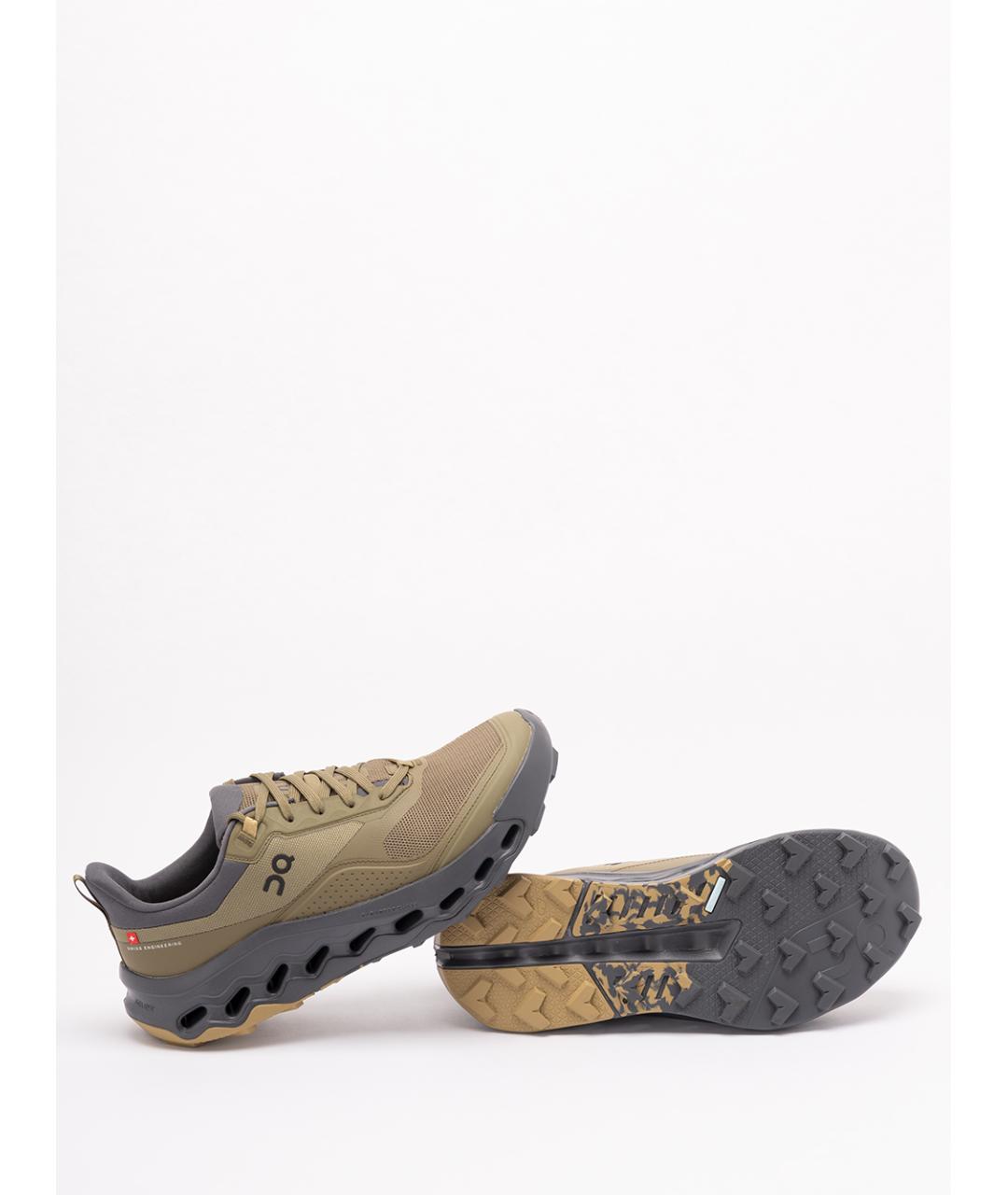 ON Хаки текстильные низкие кроссовки / кеды, фото 4