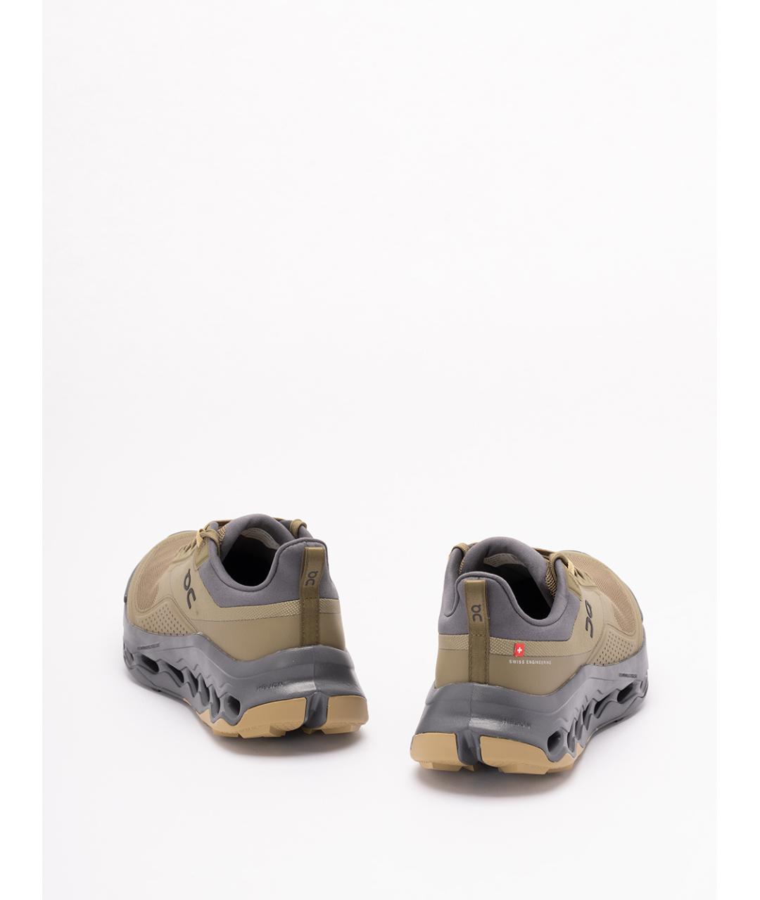 ON Хаки текстильные низкие кроссовки / кеды, фото 3