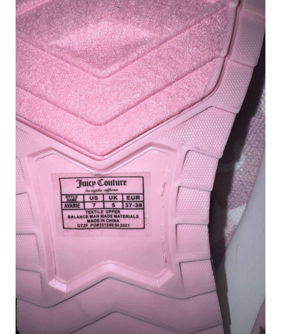 JUICY COUTURE Мульти текстильные слипоны, фото 5