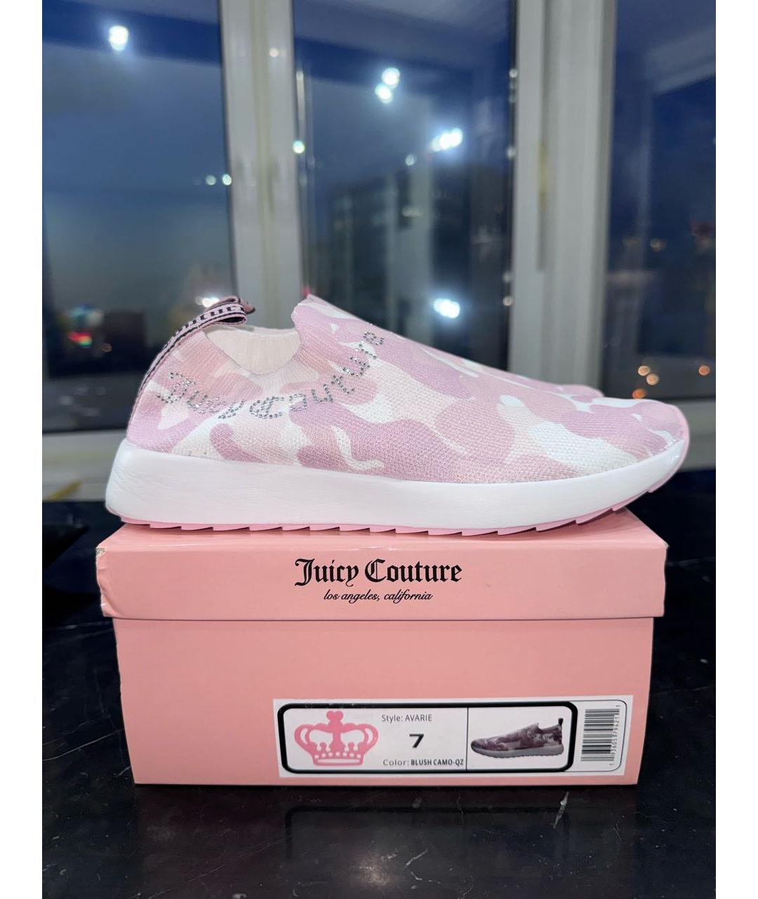 JUICY COUTURE Мульти текстильные слипоны, фото 7