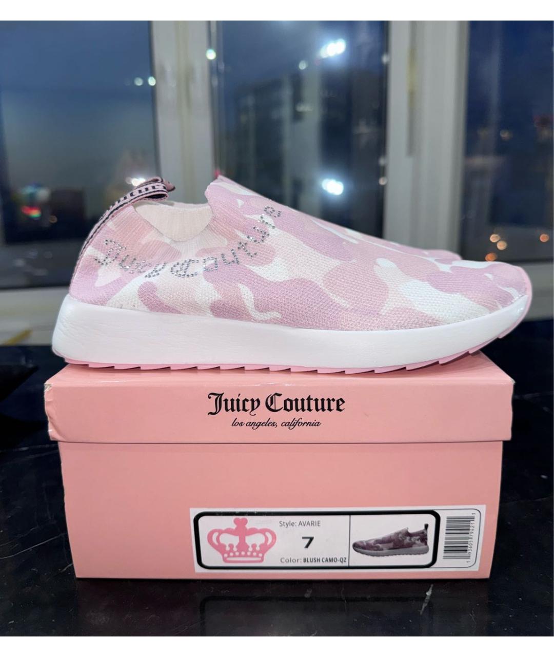 JUICY COUTURE Мульти текстильные слипоны, фото 9