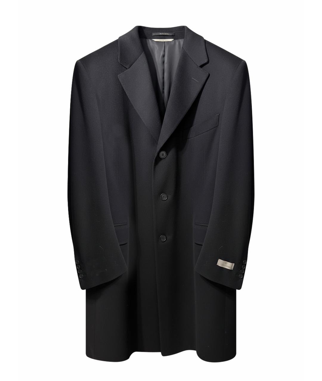 CANALI Темно-синее кашемировое пальто, фото 1