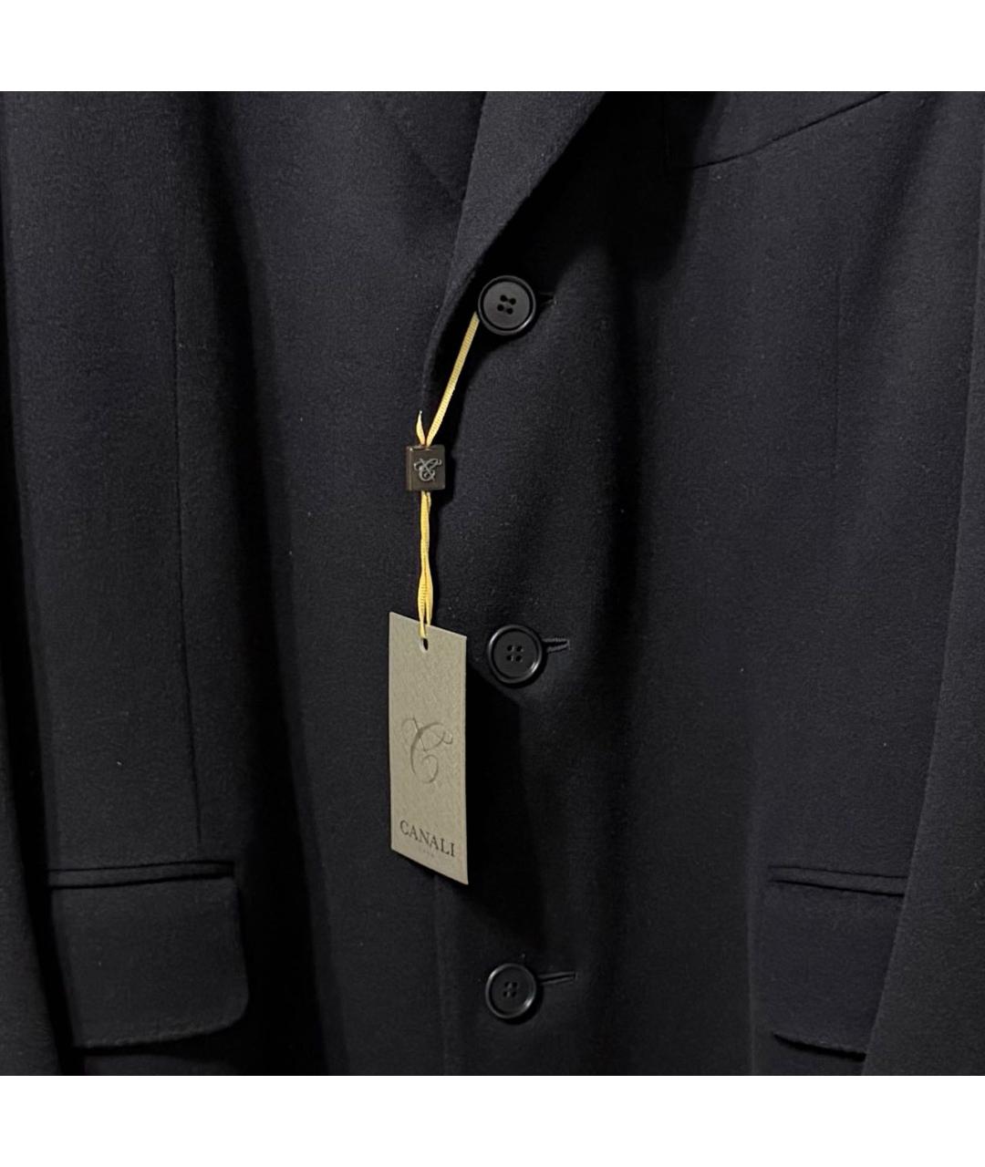 CANALI Темно-синее кашемировое пальто, фото 4