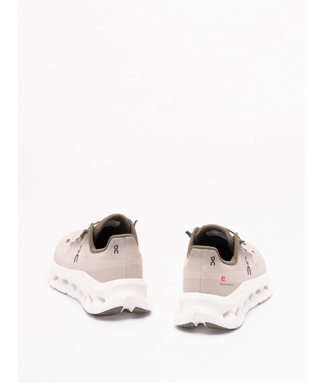 ON Бежевые текстильные низкие кроссовки / кеды, фото 3