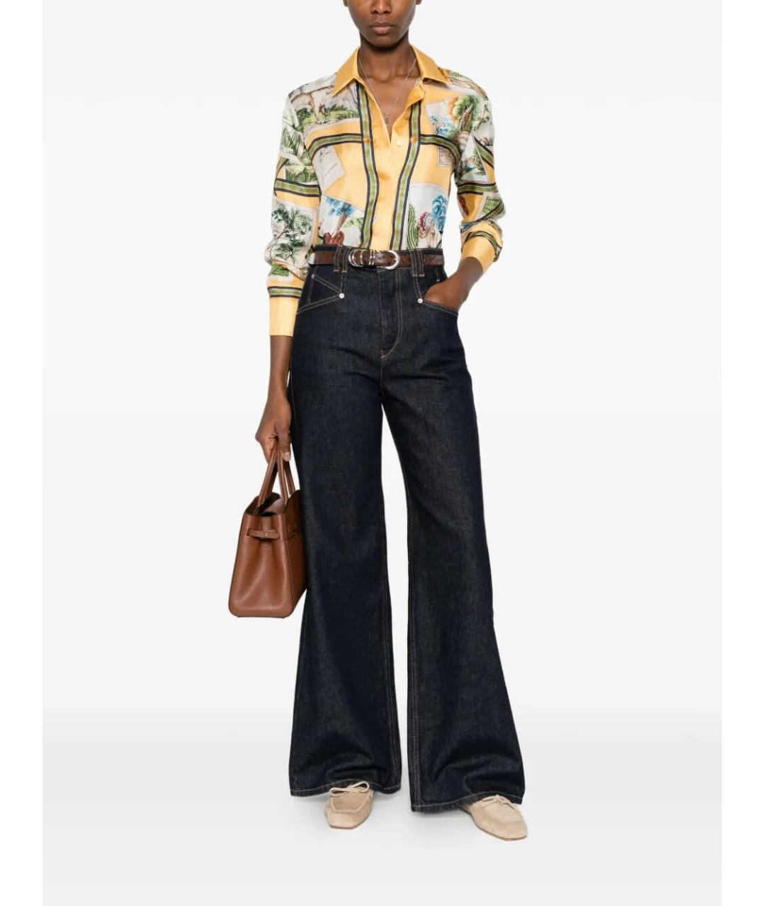 GUCCI Мульти шелковая рубашка, фото 3